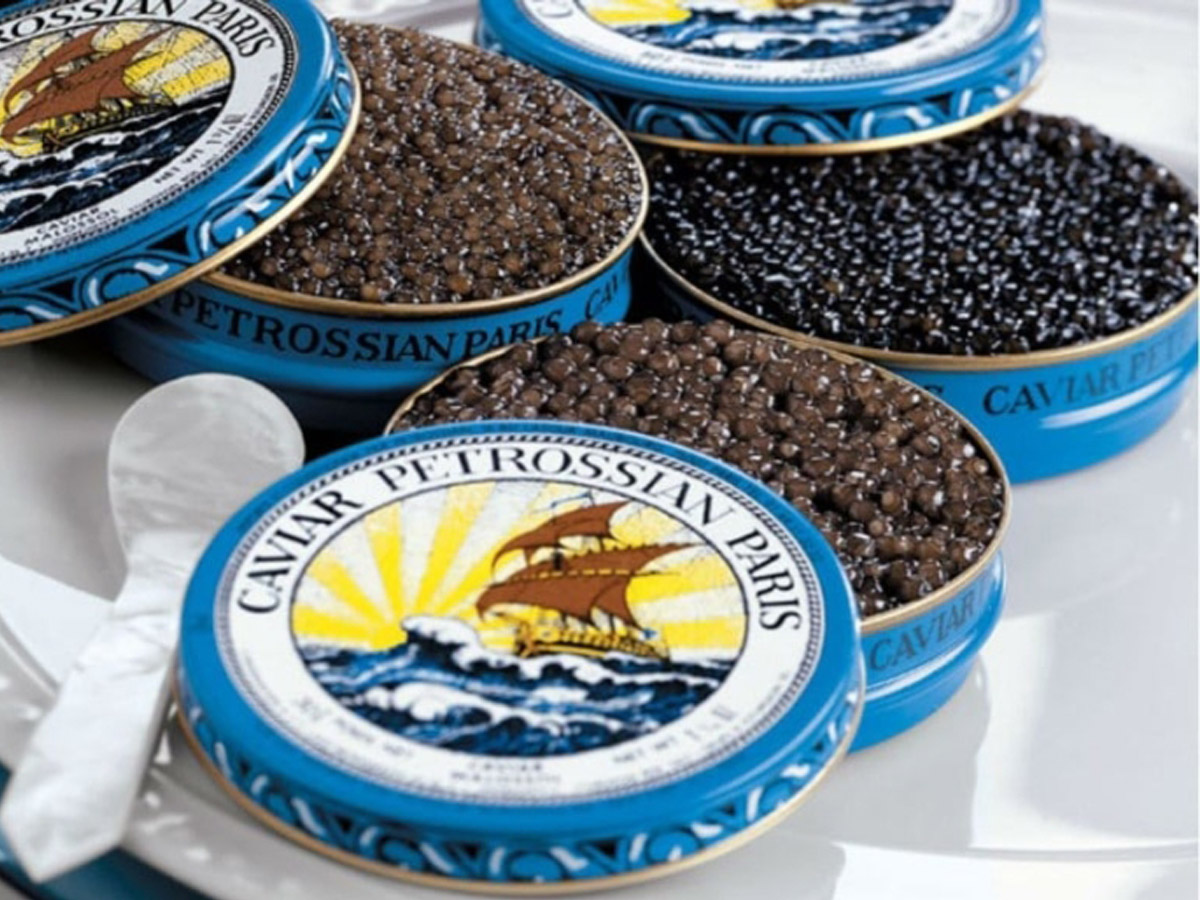 Boites de caviar Petrossian
