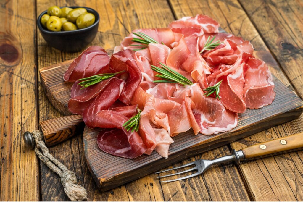 Plateau de charcuterie pour raclette