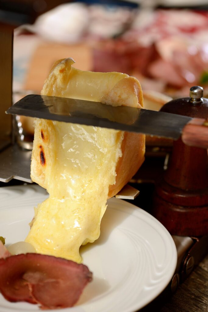 Fromage à raclette fondu